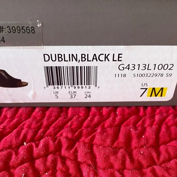 Franco Sarto Black Leather Wedge Sandals - Picture 4 of 5